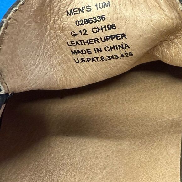 Sperry Men's Crocodile-Embossed Black Leather slip on Loafers size 10 - Picture 6 of 8